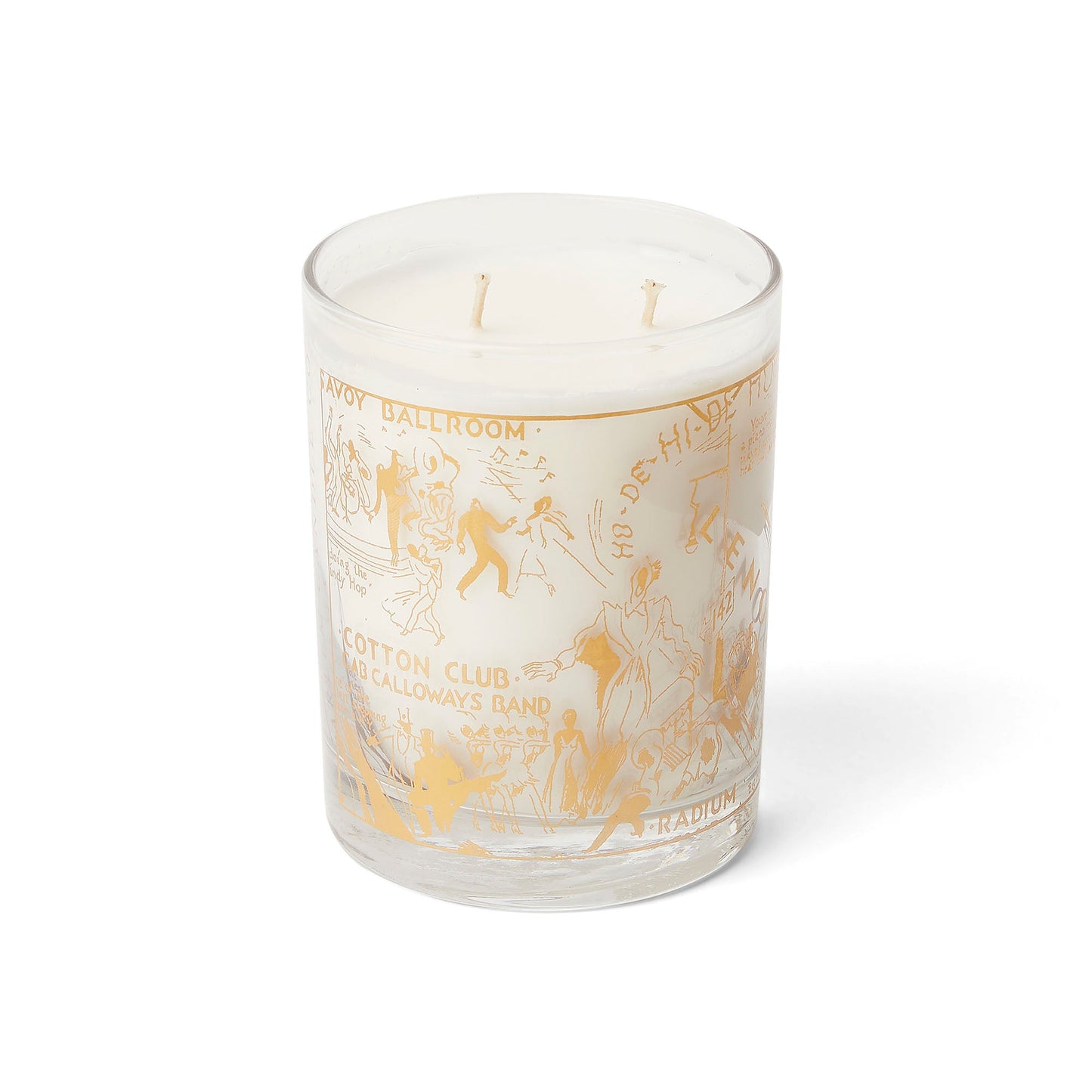 22k Gold Nightclub Map of Harlem "Savoy" Luxury Candle