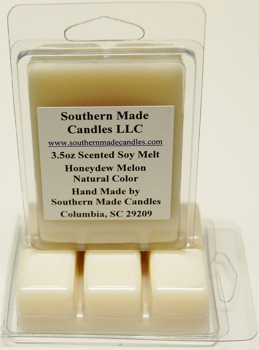3 Pack 3.5 Oz Scented Soy Wax Candle Melts Tarts - Honeydew Melon