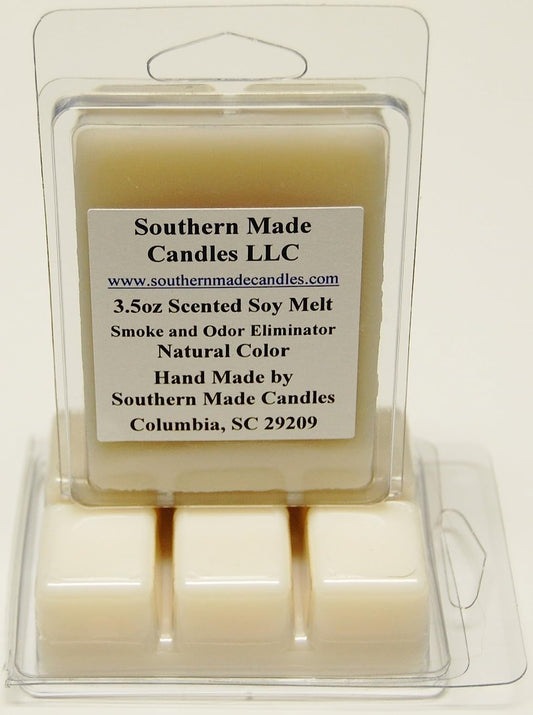 3 Pack 3.5 Oz Scented Soy Wax Candle Melts Tarts - Smoke & Odor Eliminator